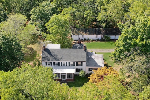 711 Homestead Ave, Maybrook, NY 12543 - bird's eye view with a view of trees