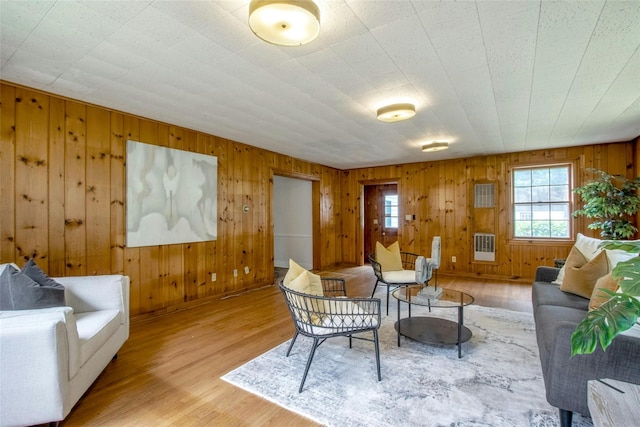 711 Homestead Ave, Maybrook, NY 12543 - living room featuring wooden walls and wood finished floors