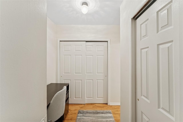 91 Tulip Ave Unit B1, Cartion, Floral Park, NY 11001 - unfurnished office with light wood finished floors