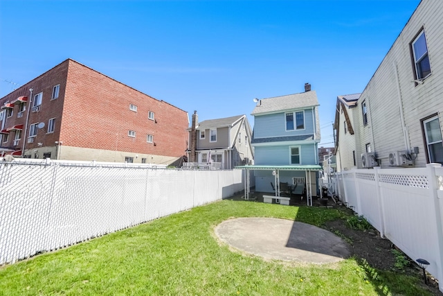 3399 Ely Ave, Bronx, NY 10469 - view of yard featuring a patio and a fenced backyard
