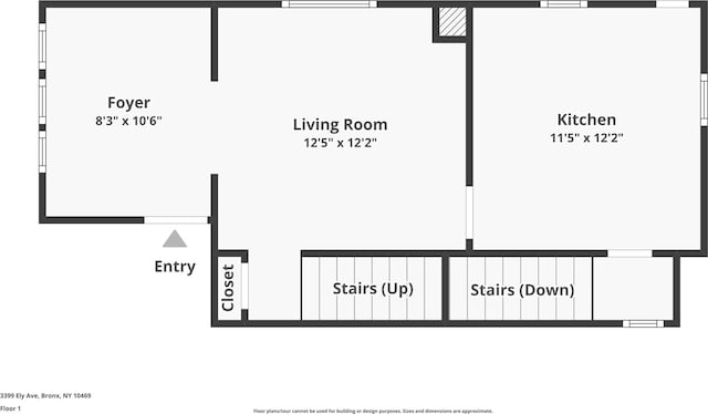 3399 Ely Ave, Bronx, NY 10469 - plan
