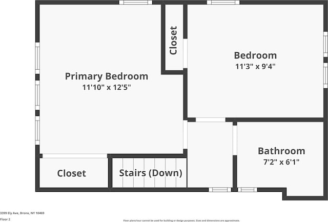 3399 Ely Ave, Bronx, NY 10469 - plan