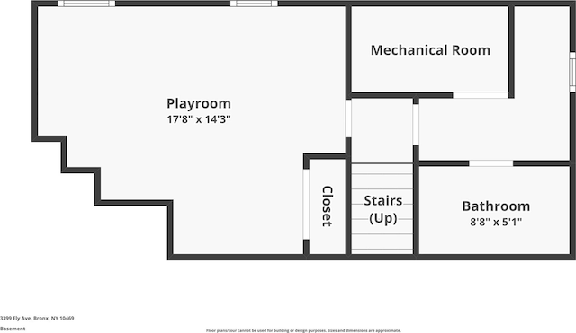 3399 Ely Ave, Bronx, NY 10469 - view of layout