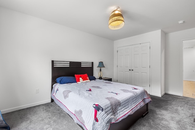 214 Phillips St, Middletown, NY 10940 - carpeted bedroom with baseboards and a closet