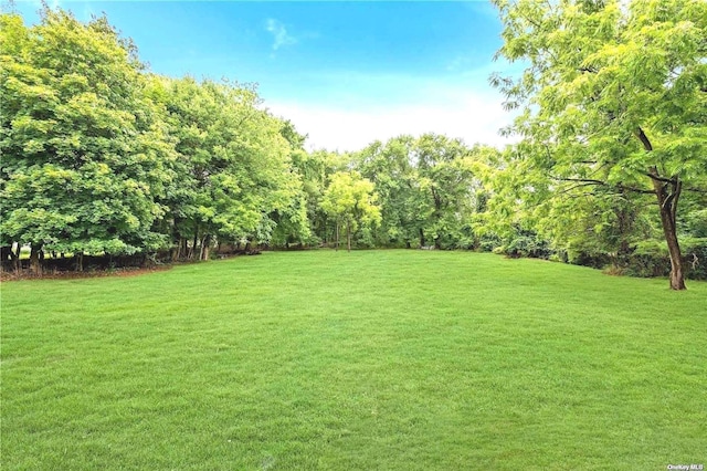 1 Breeze Hill Rd, Northport, NY 11768 - view of yard featuring a wooded view