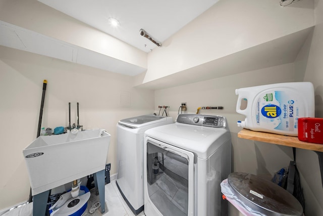 19 Donald St, East Williston, NY 11596 - washroom featuring separate washer and dryer