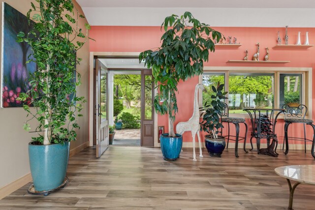 516 Asharoken Ave, Northport, NY 11768 - entrance foyer featuring wood finished floors and baseboards