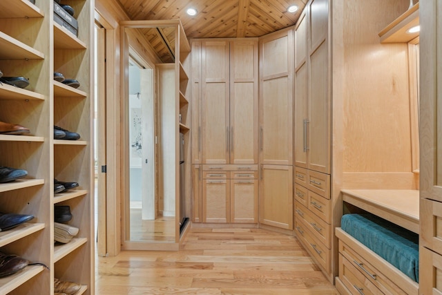 516 Asharoken Ave, Northport, NY 11768 - walk in closet featuring light wood-type flooring