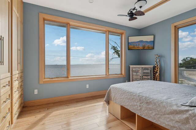 516 Asharoken Ave, Northport, NY 11768 - bedroom featuring multiple windows and light wood-style floors