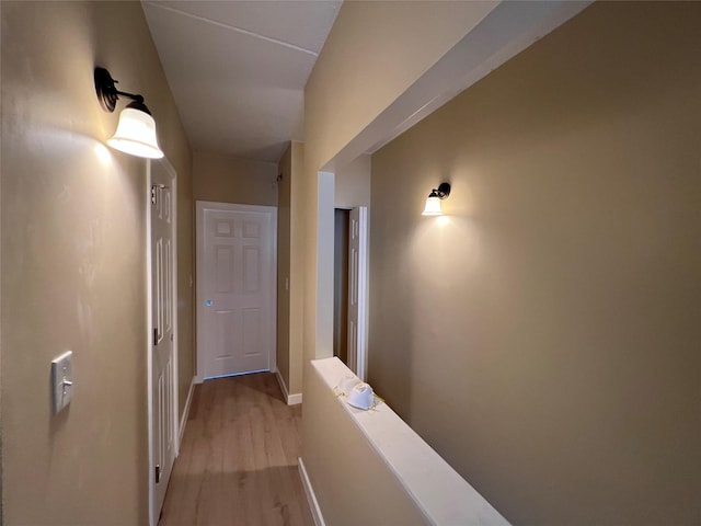 776 Brook Ave Unit 33C, Bronx, NY 10451 - hall featuring light wood-style floors and baseboards