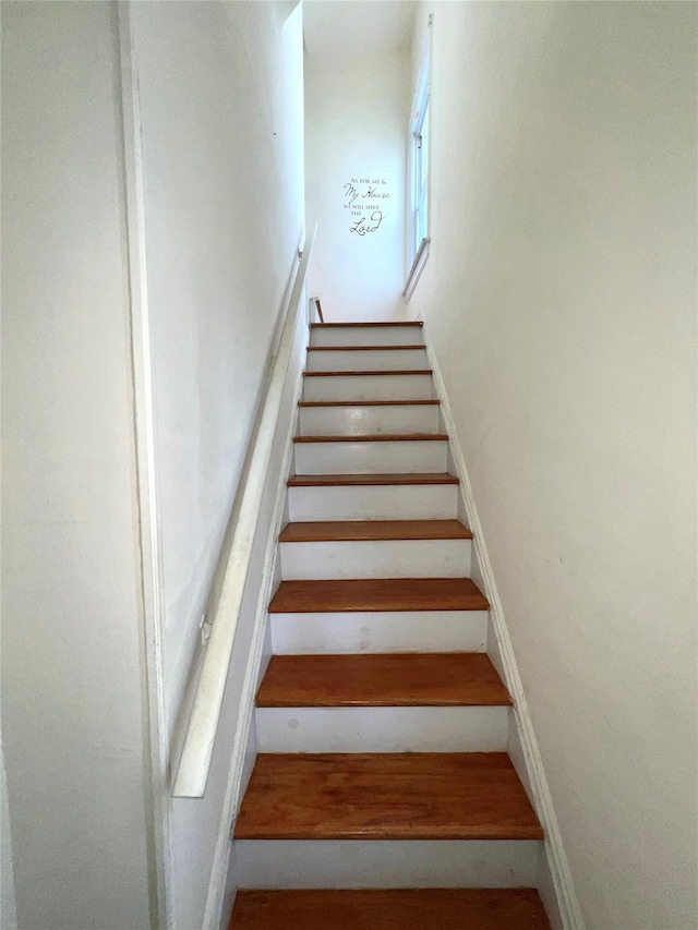 view of staircase