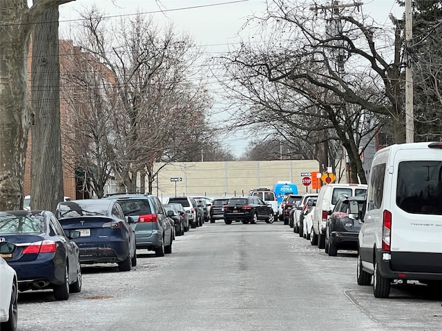 view of uncovered parking lot
