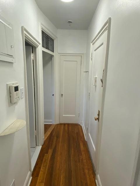 128 W 138th St Unit 5F, New York Manhattan, NY 10030 - corridor with wood finished floors