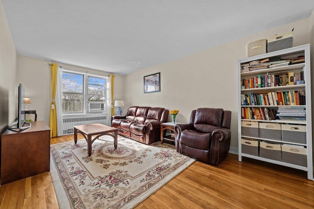 19 Abeel St Unit 6E, Yonkers, NY 10705 - living area with radiator and wood finished floors
