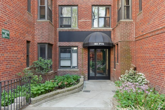 90 Park Ter E Unit 3G, New York Manhattan, NY 10034 - view of exterior entry with brick siding