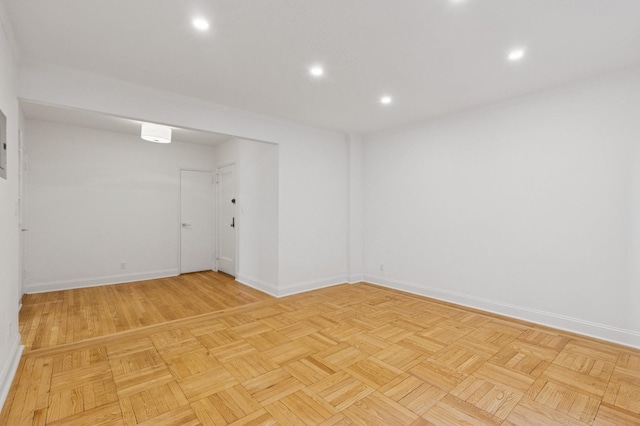 90 Park Ter E Unit 3G, New York Manhattan, NY 10034 - below grade area with recessed lighting and baseboards