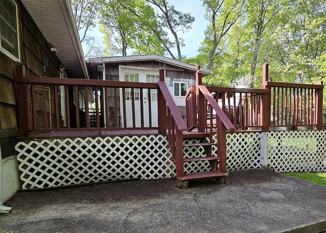 view of deck
