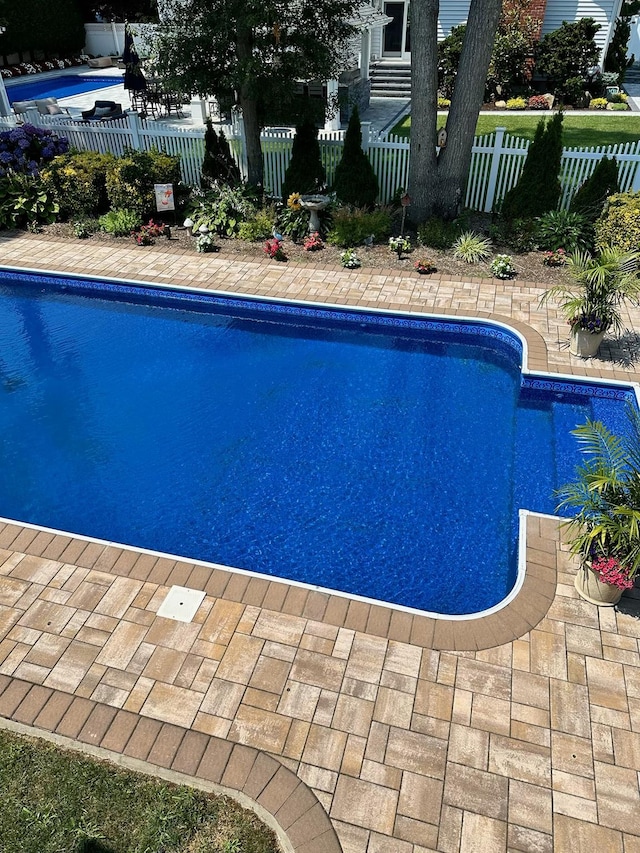 33 41st St, Islip, NY 11751 - view of pool with fence and a fenced in pool