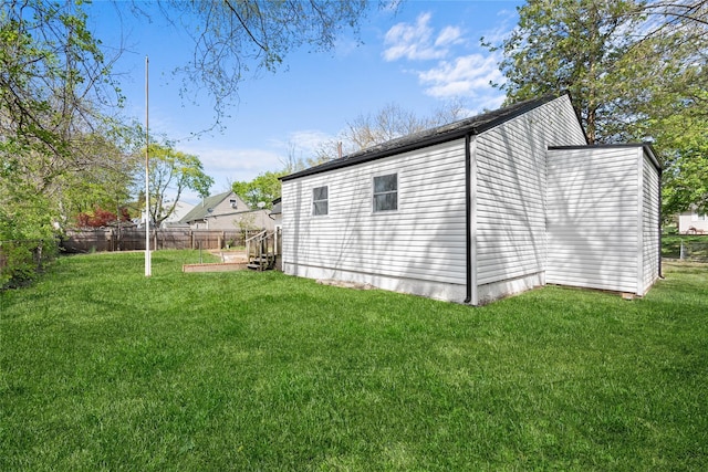 exterior space featuring fence