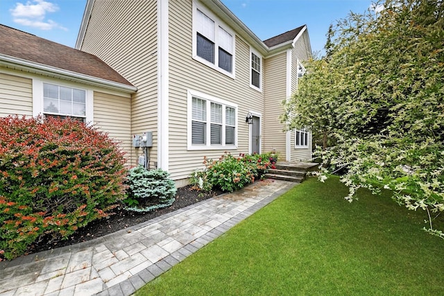 50 Roosevelt Dr, Poughquag, NY 12570 - view of exterior entry featuring a yard