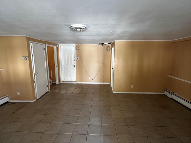 827 Eastfield Rd, Westbury, NY 11590 - tiled empty room featuring baseboards
