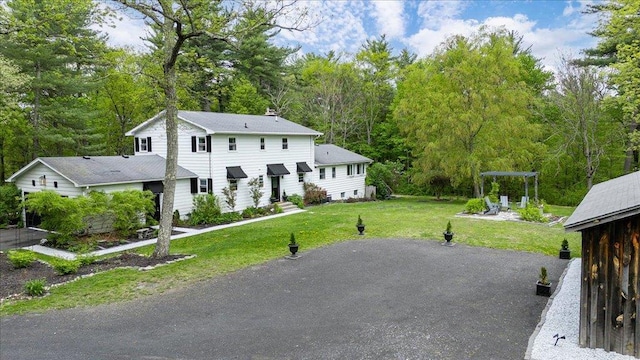 78 Schultz Hill Rd, Rhinebeck, NY 12580 - view of front of house with a front yard