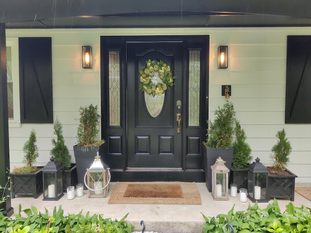 78 Schultz Hill Rd, Rhinebeck, NY 12580 - doorway to property with covered porch