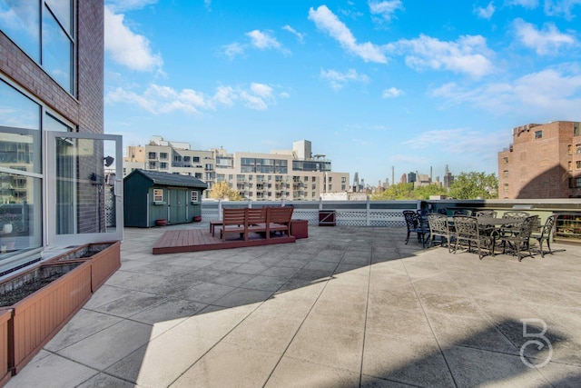 11-24 31st Ave Unit 3A, Astoria, NY 11106 - view of patio / terrace with a view of city