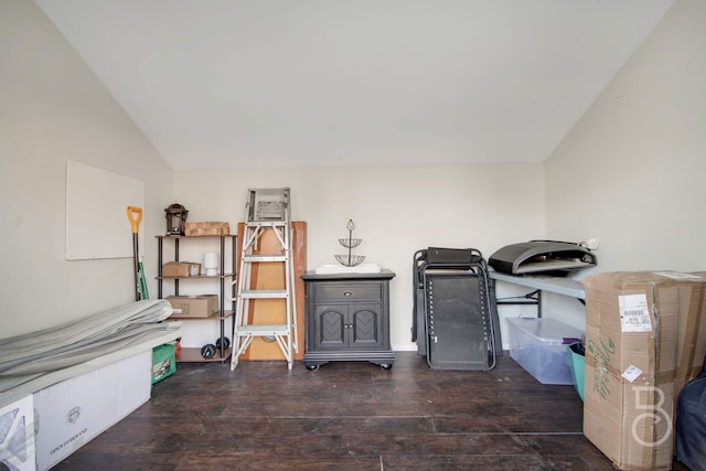 11-24 31st Ave Unit 3A, Astoria, NY 11106 - misc room with wood finished floors and lofted ceiling