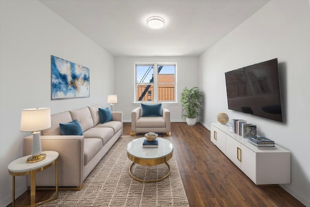 2630 Kingsbridge Ter Unit 5Hi, Bronx, NY 10463 - living area with wood finished floors and baseboards