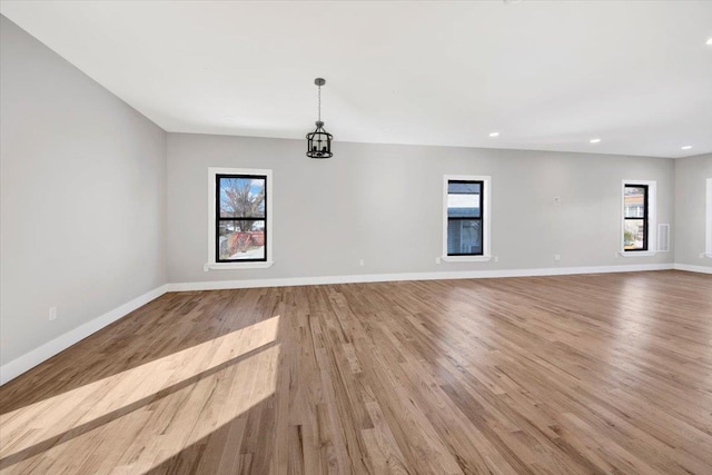 169 Bretton Rd, Yonkers, NY 10710 - interior space with baseboards, recessed lighting, and wood finished floors