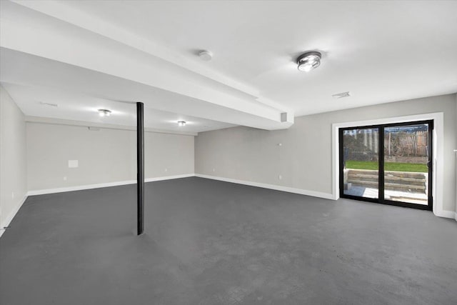 169 Bretton Rd, Yonkers, NY 10710 - basement featuring baseboards and visible vents
