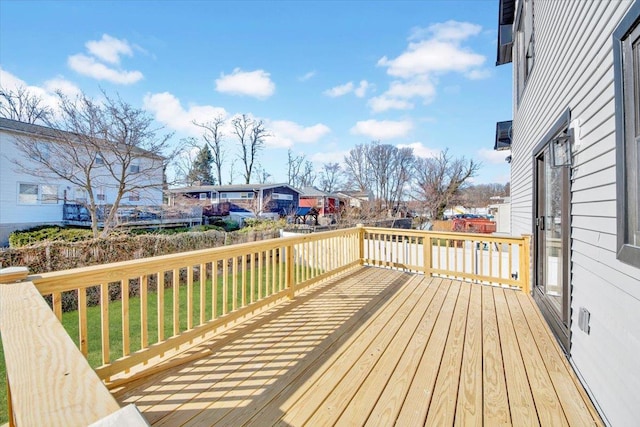 169 Bretton Rd, Yonkers, NY 10710 - wooden terrace featuring a lawn