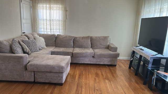 850 First Ave, Franklin Square, NY 11010 - living area featuring healthy amount of natural light and light wood-style floors