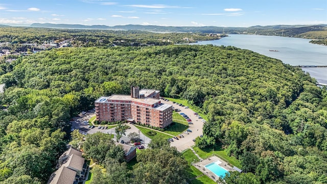 1 Lakeview Dr Unit 1L, Peekskill, NY 10566 - bird's eye view of a forest and a water and mountain view