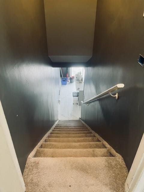 view of staircase