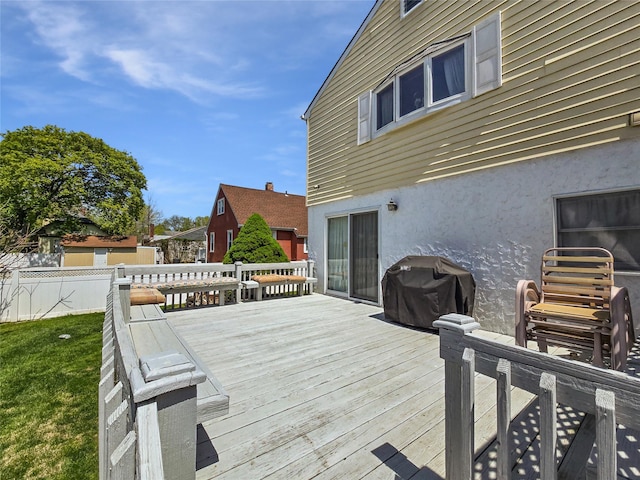 1994 Pine St, North Baldwin, NY 11510 - deck with grilling area