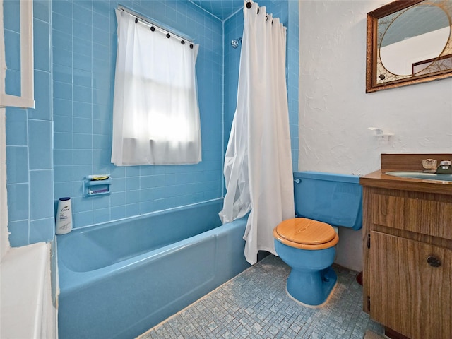 1994 Pine St, North Baldwin, NY 11510 - full bath with vanity and shower / bath combination with curtain