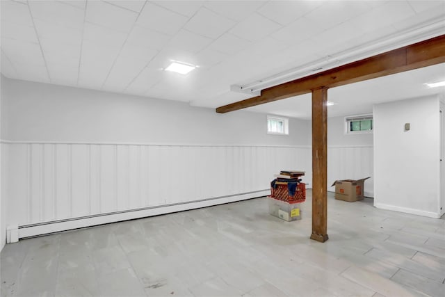30 Inwood Rd, Glen Cove, NY 11542 - basement featuring baseboard heating
