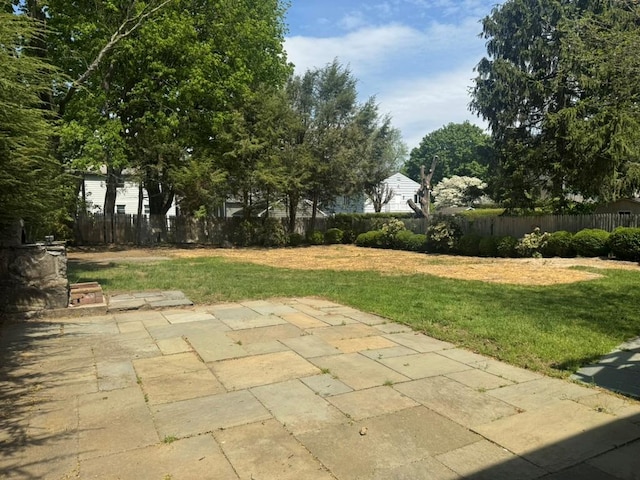 view of patio with fence private yard