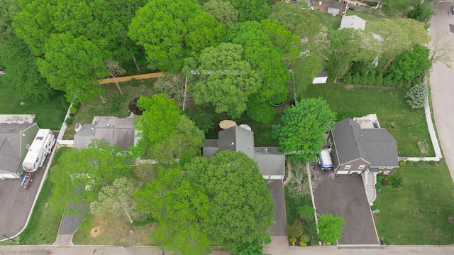 aerial view of residential area