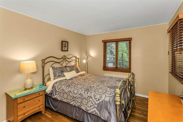 31 Elmwood Ct, Plainview, NY 11803 - bedroom with dark wood-style floors and baseboards