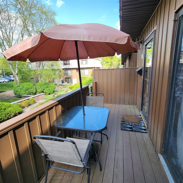 view of deck