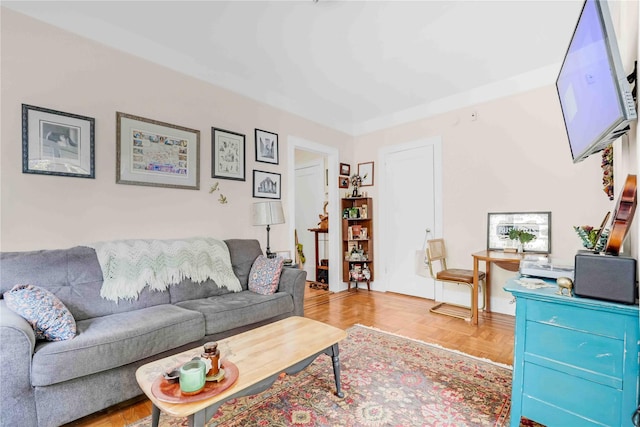 view of living area