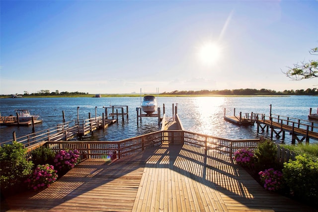 208 Block Ln, Harbor Isle, NY 11558 - dock with a water view
