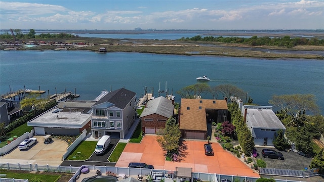 208 Block Ln, Harbor Isle, NY 11558 - drone / aerial view of a nearby body of water