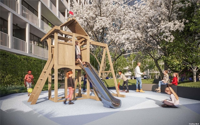 view of community playground