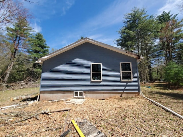 view of side of property