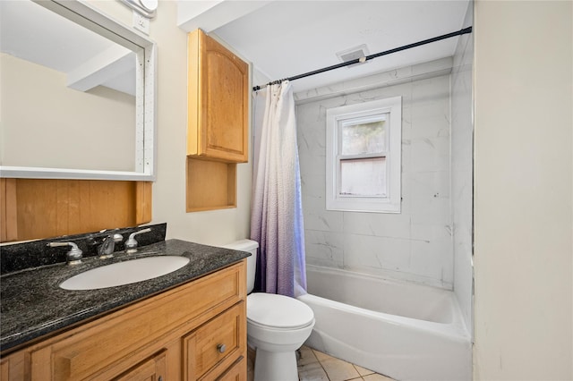 211 Cantiague Rock Rd, Westbury, NY 11590 - bathroom featuring toilet, vanity, and shower / bath combo