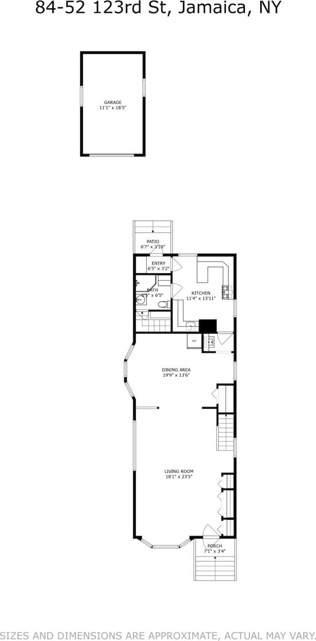 84-52 123rd St, Kew Gardens, NY 11415 - floor plan / room layout